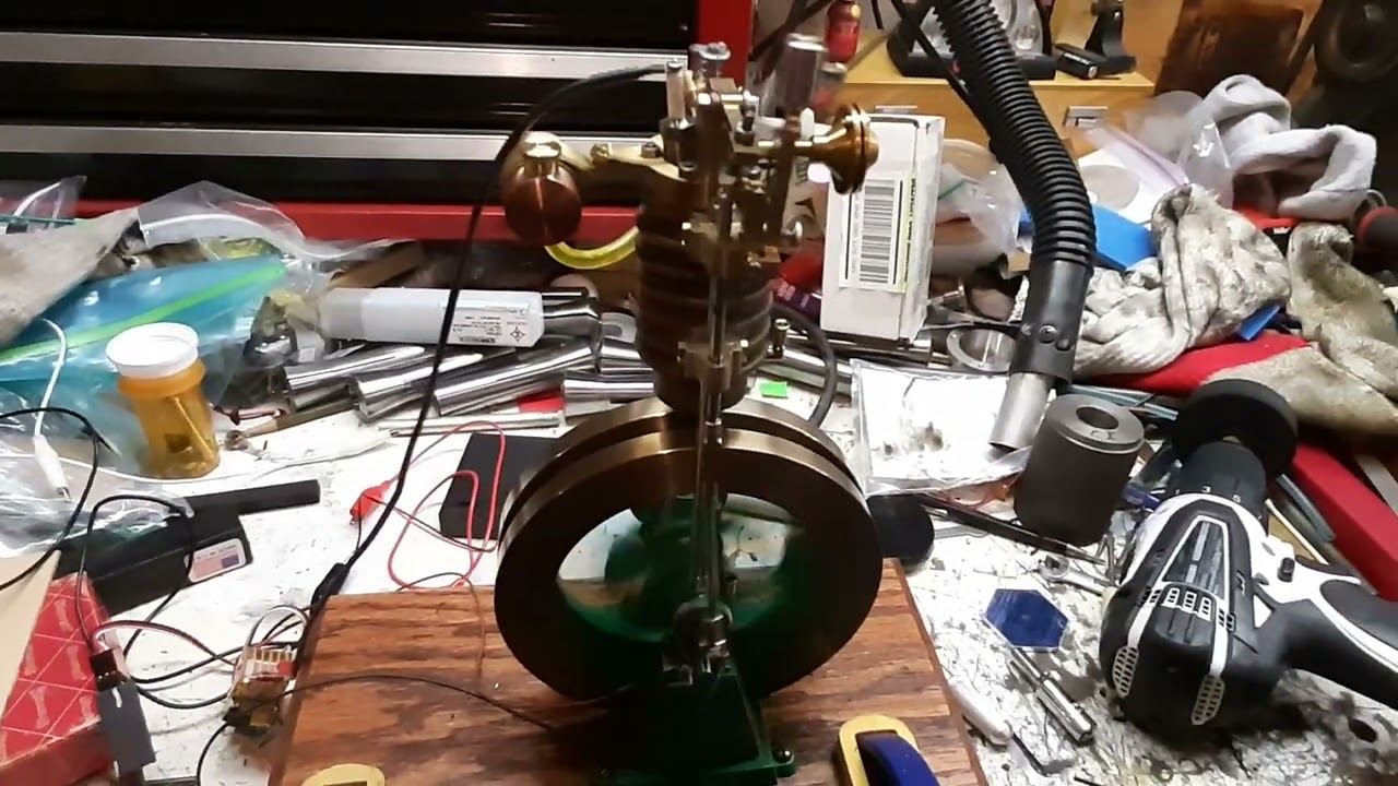 Parcell and Weed engine completed and running with the hit and miss governor.