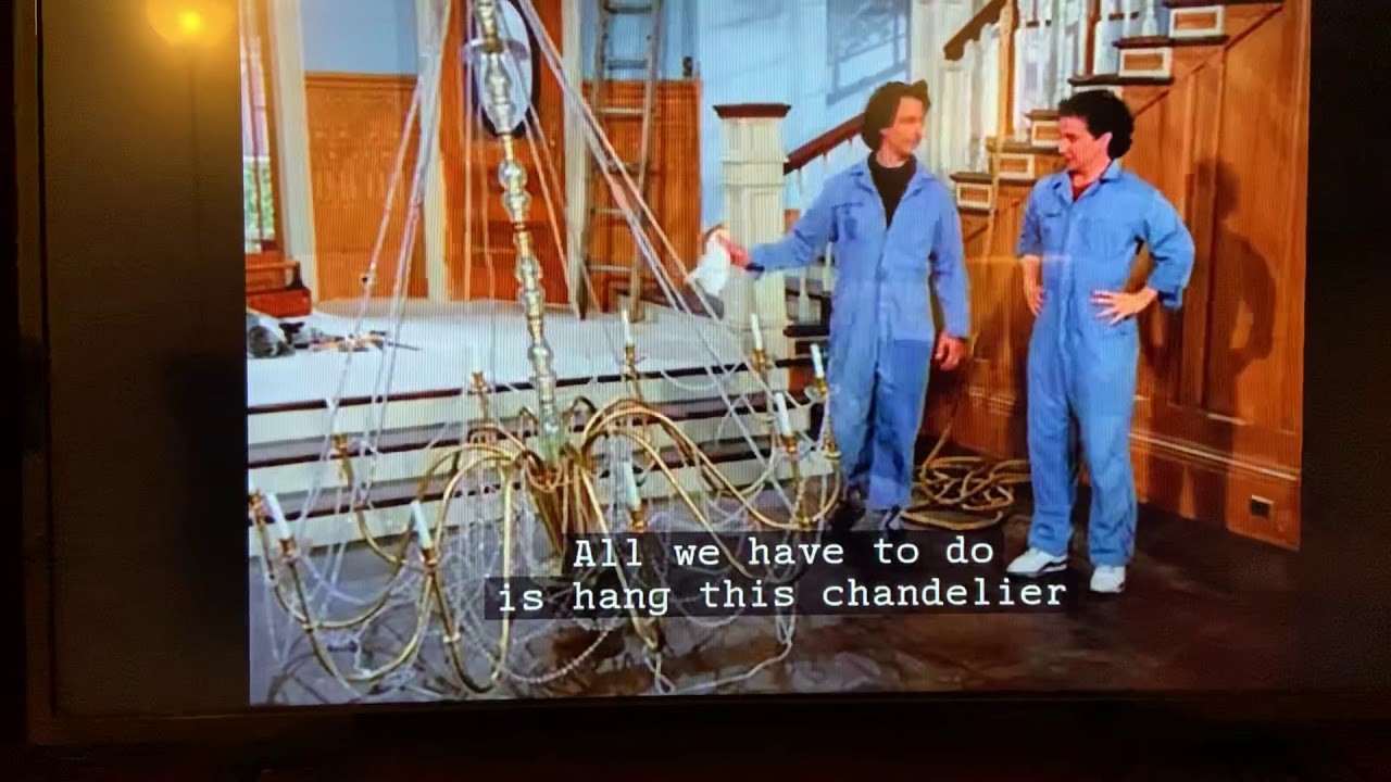 Hanging a chandelier, pt. 1