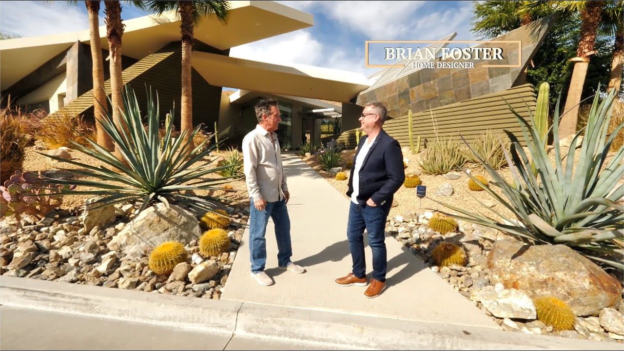 INSIDE Exotic Contemporary Modern Desert Home Palm Springs Behind the Gates TV