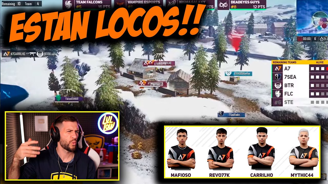 ALPHA7 ARRAZANDO EN LA WOLRD INVITATIONAL PUBG MOBILE!! VUELVE VIKENDI AL COMPETITIVO?? LVLLOW