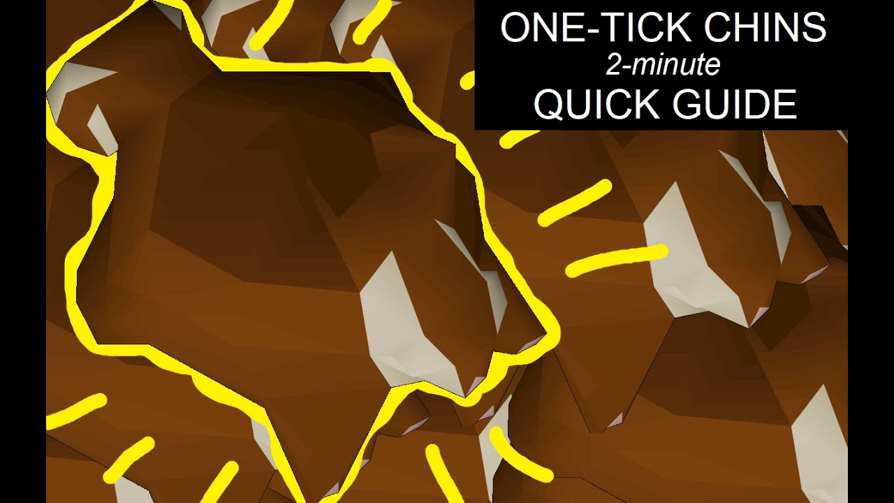 OSRS One Tick Chinchompa Hunter Quick Guide