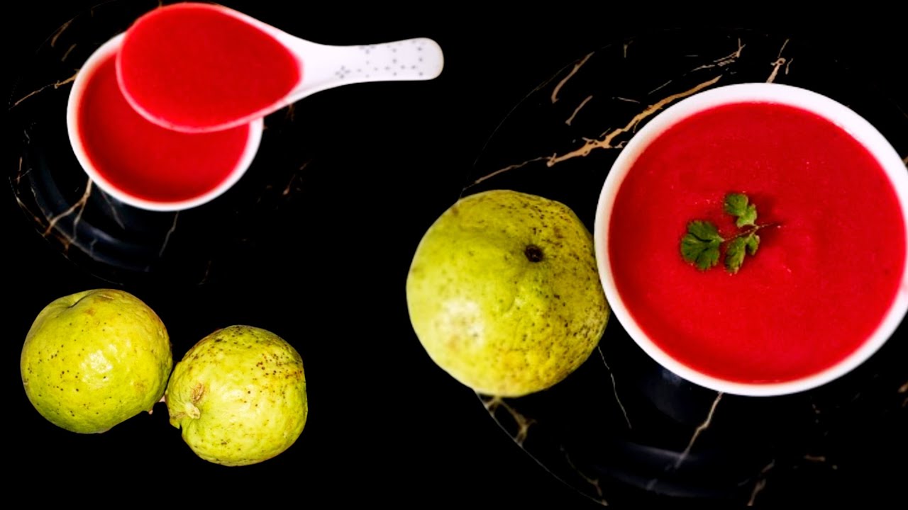 Сладкий и вкусный суп из гуавы || гавасуп || суп амруд ка #гавасуп #амрудхрецепт #суп #гава