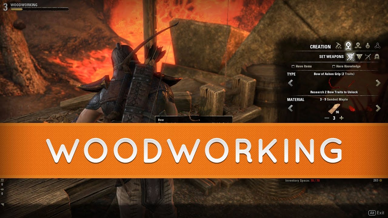 The Elder Scrolls Online: Woodworking