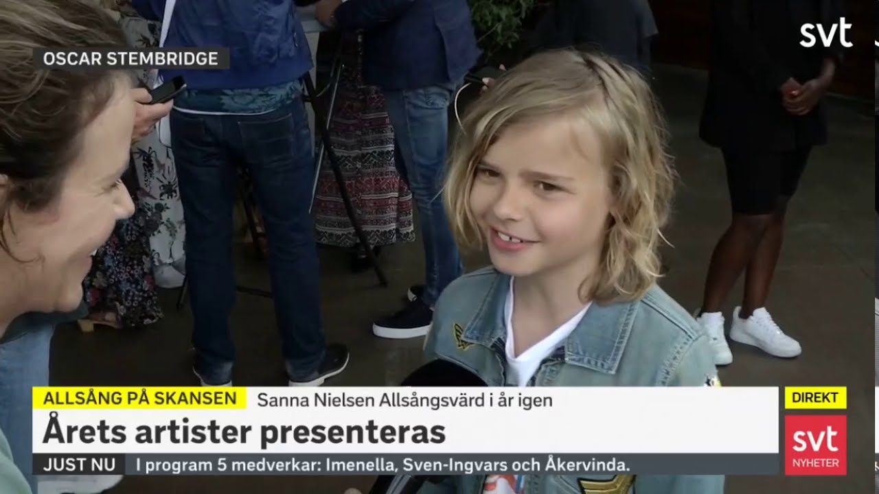 ALLSÅNG PÅ SKANSEN LIVE TV INTERVIEW!!! WHAT DID HE SAY!!! Oscar Stembridge
