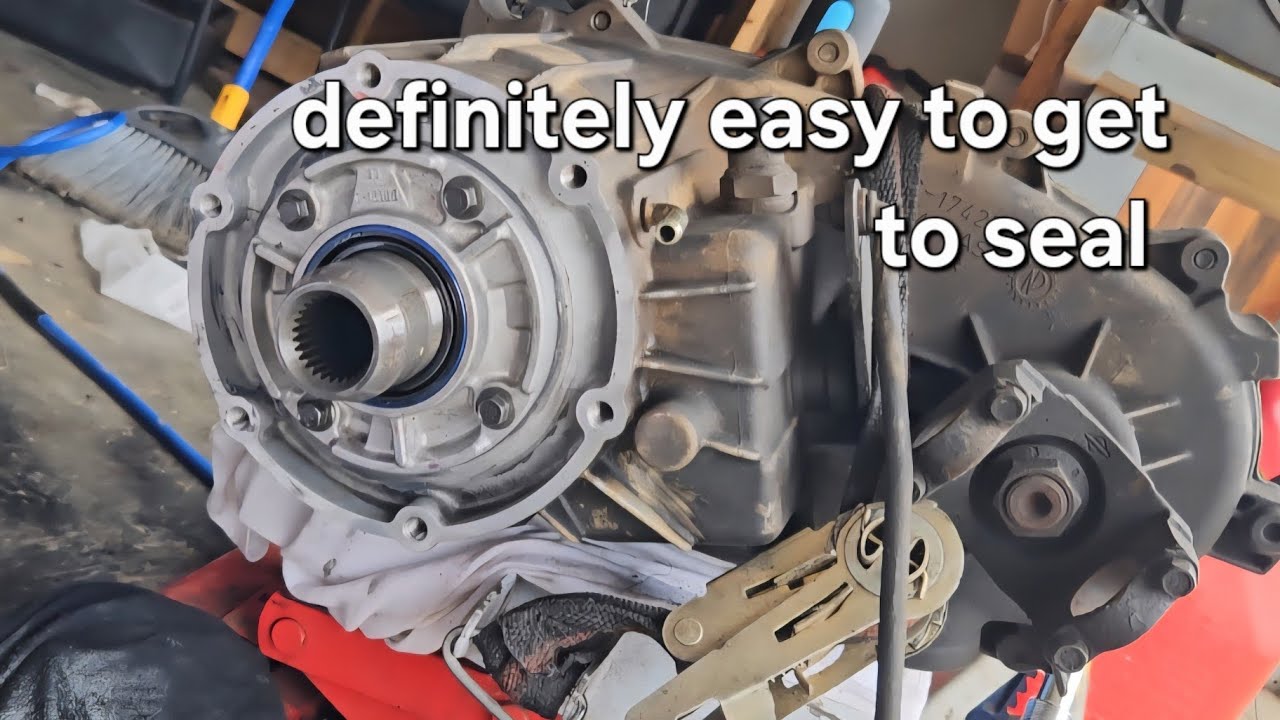 How to replace Transfer case input seal 4x4 chevy obs k1500 gmt 400 silverado sierra