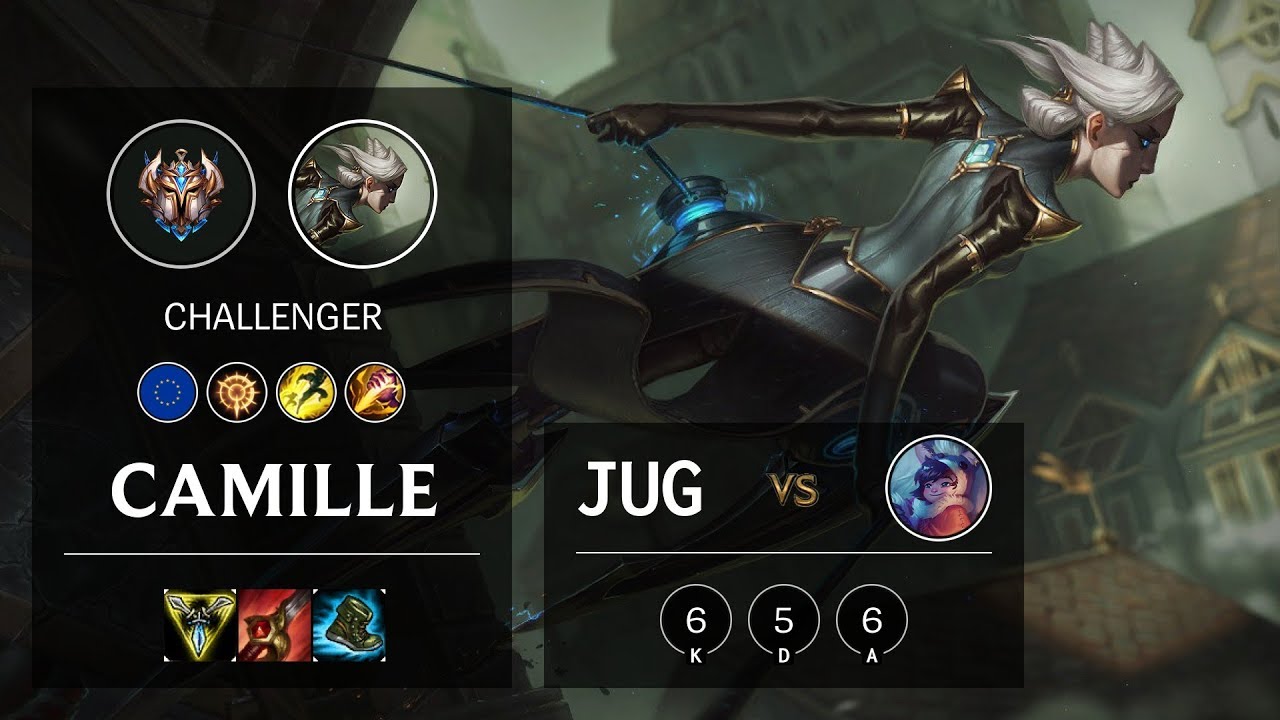 Camille Jungle vs Nunu & Willump - EUW Challenger Patch 10.8