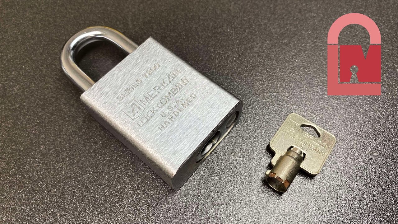 American Lock Series 7200 Tubular Padlock Picked