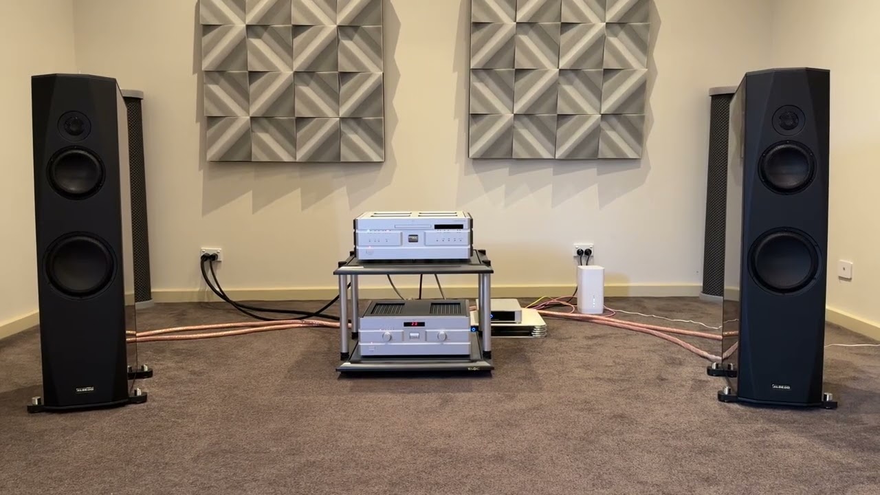 Albedo Limited Edition speakers SoulNote Electronics at Absolute Hi End @albedoaudioloudspeakers 