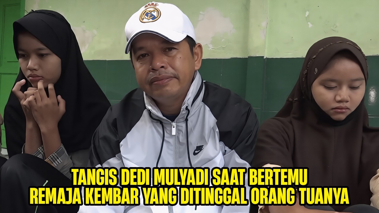 DEDI MULYADI MENANGIS MENDENGAR KISAH HIDUP REMAJA KEMBAR YANG DITINGGAL ORANG TUANYA