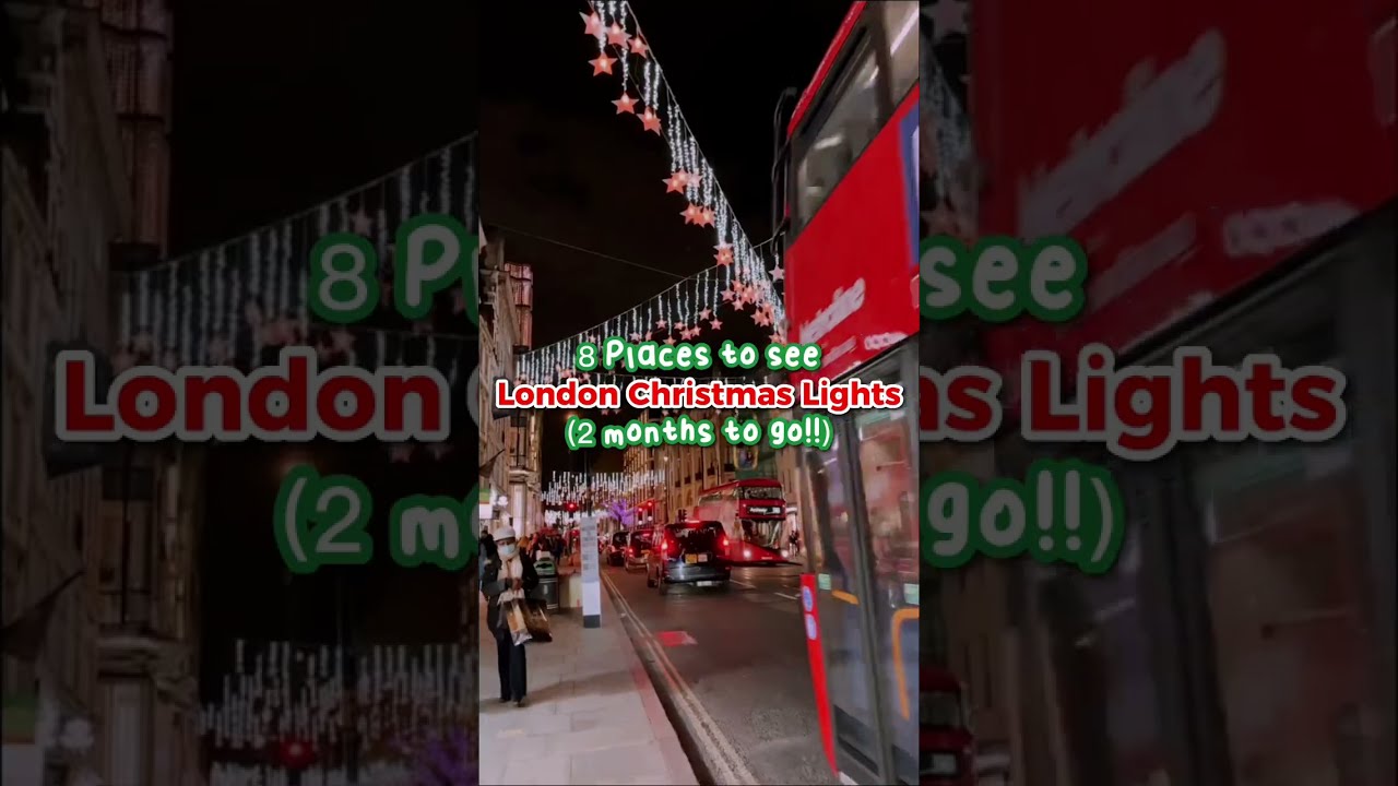 8 Places To See London Christmas Lights in 2022 #londonwalk #londonchristmaslights #christmas