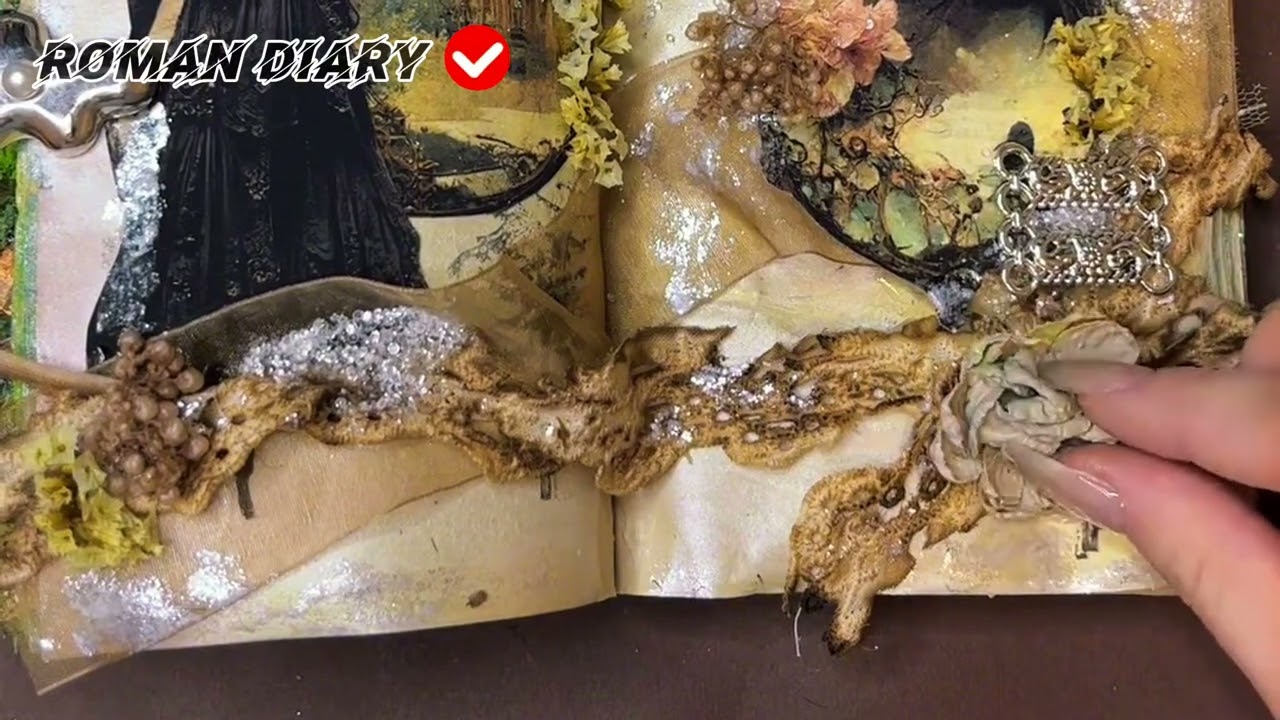 Exquisite tailor shop #asmr #art #scrapbookdiy #tarot #scrapbooking #painting #diy #scrapjournal