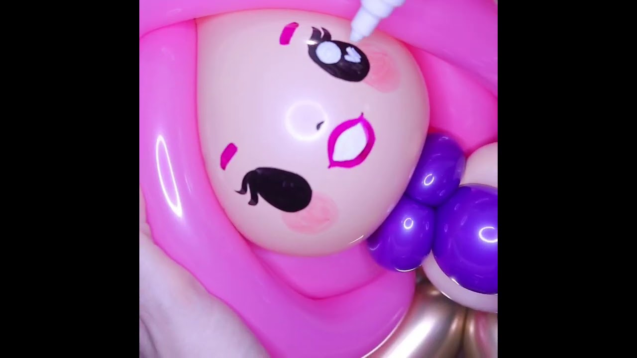 JOIN ME IN DRAWING A FAIRY FACE ON A BALLOON // A Balloon Art Demo