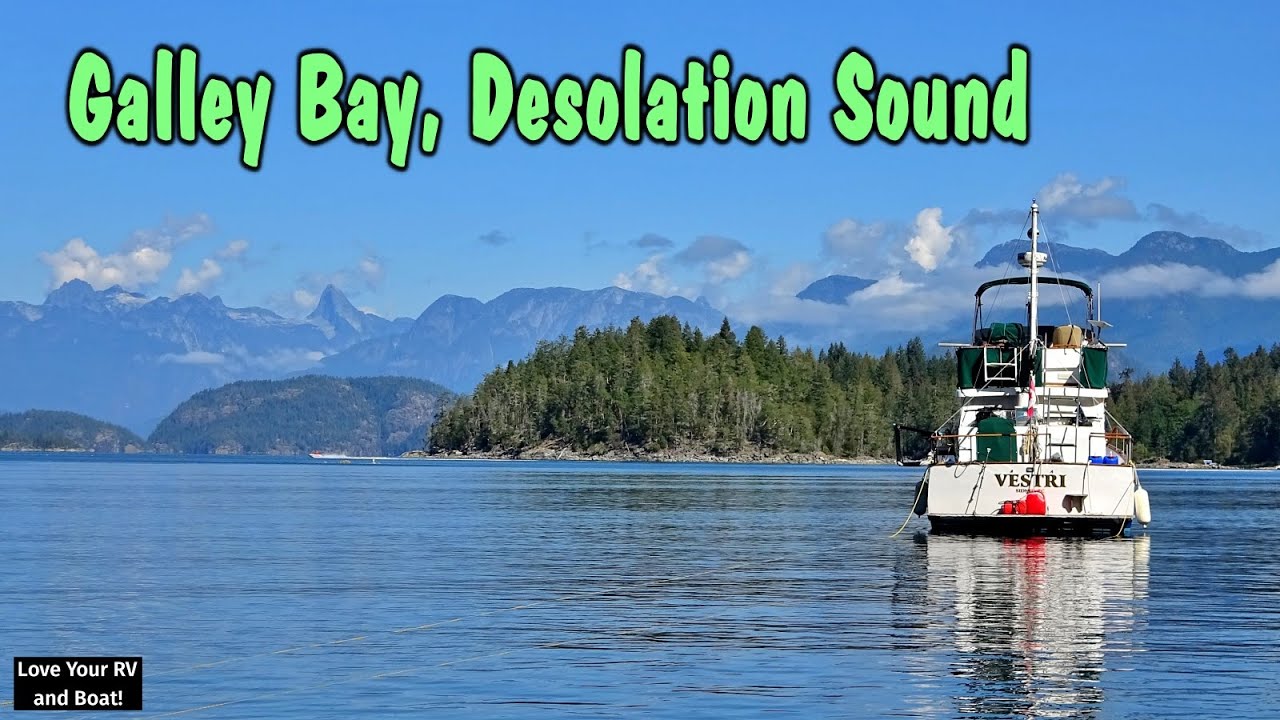 Galley Bay Anchorage Scenery (Desolation Sound Marine Park) Beautiful British Columbia Coast