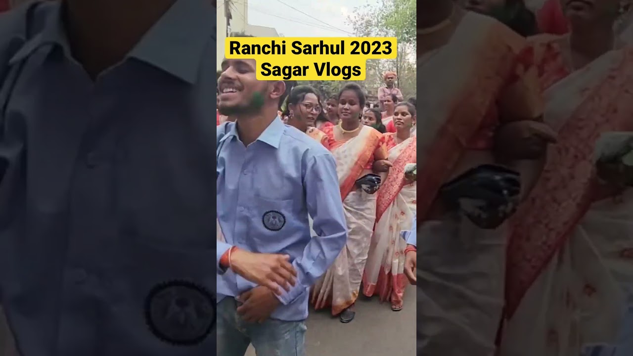 Sarhul Festival in Ranchi 2023 | Ranchi Sarhul Puja Video 2023 - #shorts #sarhul #ranchi
