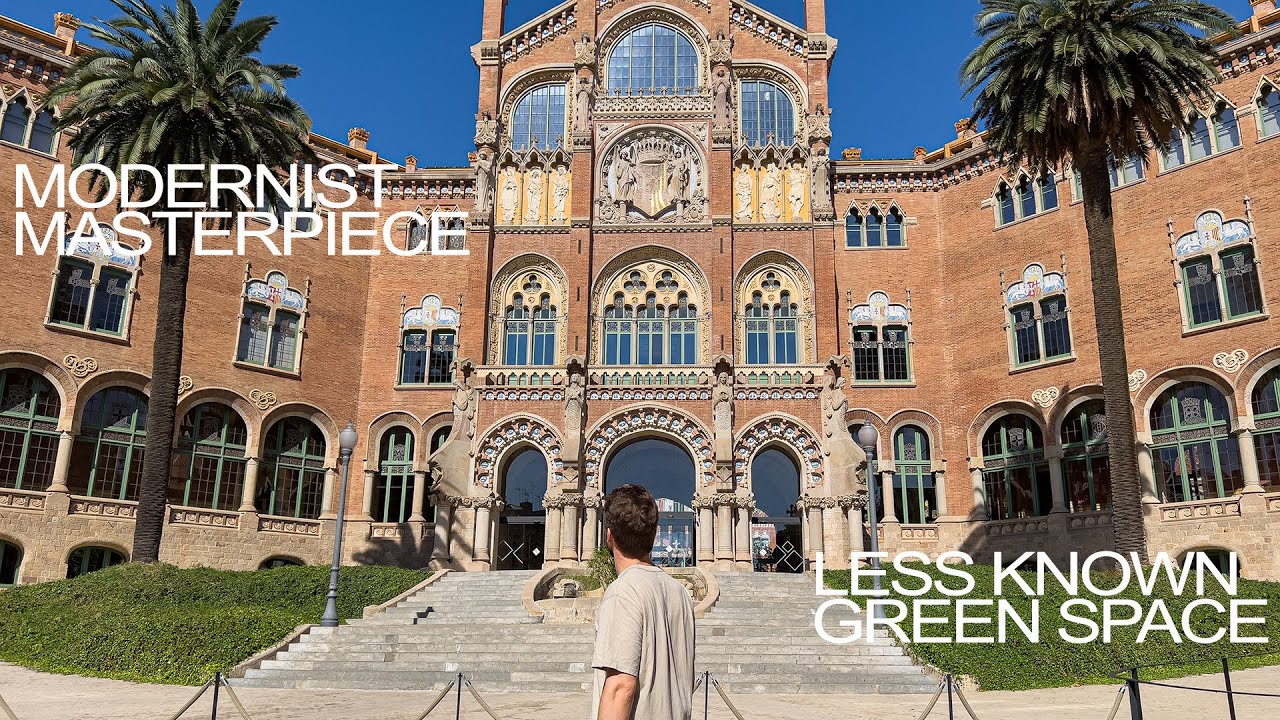Visiting Hospital Sant Pau in Barcelona