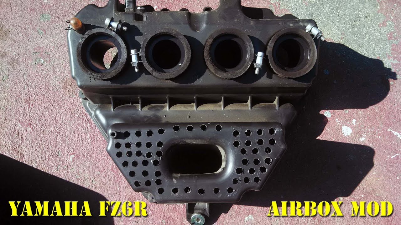 Yamaha FZ6R Airbox Mod