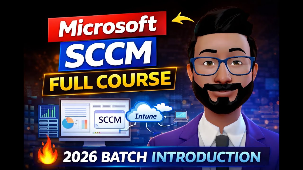 #SccmMasterclass Ep 01 | Microsoft SCCM Full Course 2026 🔥 |  New Batch Introduction #ai #education