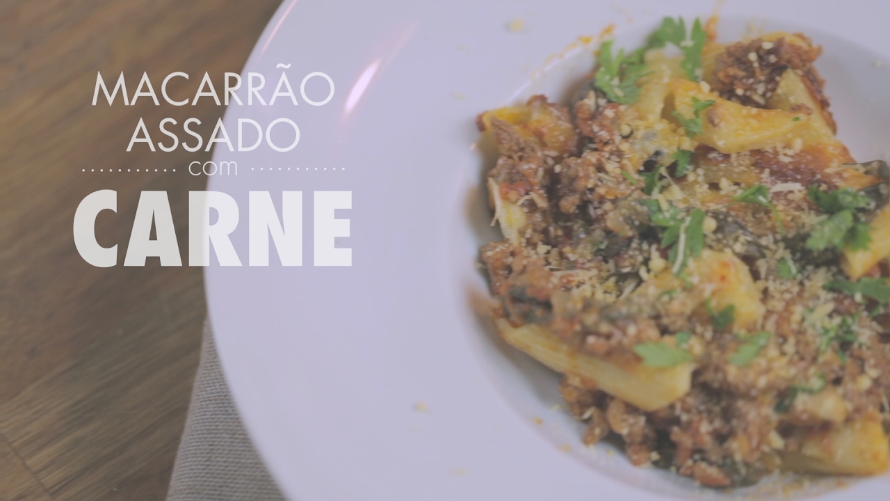 Macarrão Maravilhoso Assado com Espinafre e Carne Moída | Gourmet a dois