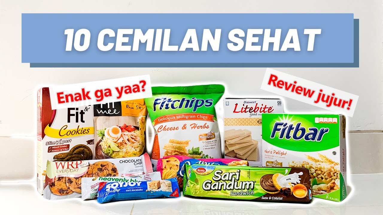 Review 10 Cemilan Sehat | Snack Sehat Rendah Kalori | Crave Simply