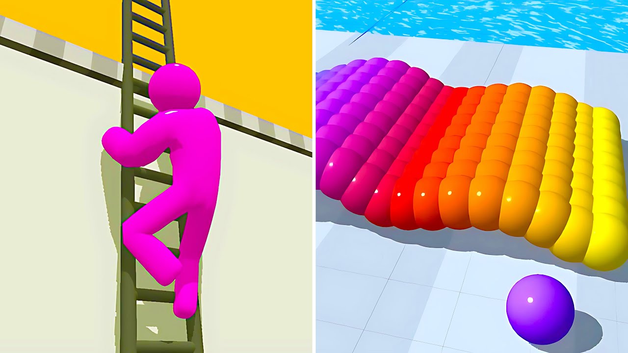 Canvas Run Vs Ladder Master 3D🍄🔥🍄Walkthrough Android IOS Update 99999 Gameplay HT11