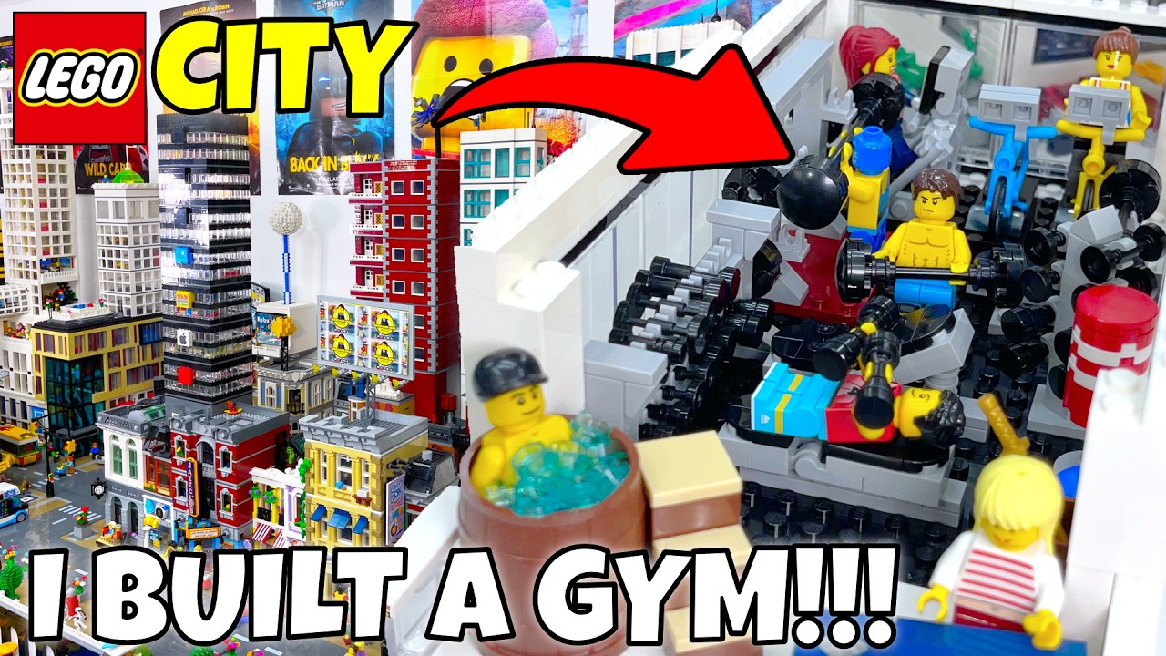 HOW TO BUILD A LEGO GYM - LEGO City Update 16