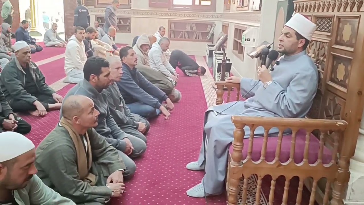 مأدبة القرآن الكريم بعد صلاة الجمعة فضيلة الشيخ محمود عطية من مسجد عباد الرحمن باكتوبر
