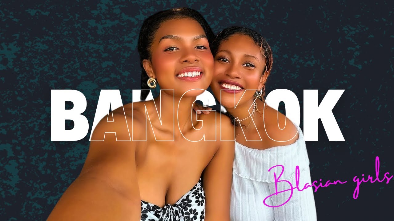 Vlog : One day exploring Bangkok city with my blasian bestie 🤍 two pretty black Asian girls 👩🏽‍🦱