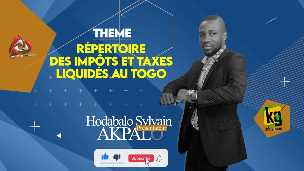 K-REFOUR DU GESTIONNAIRE || Répertoire des impôts et taxes liquidés au Togo.