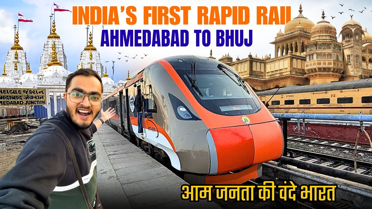 Ahmedabad to Bhuj Vande Metro Journey | Rann of Kutch Festival | Namo Bharat Rapid Rail