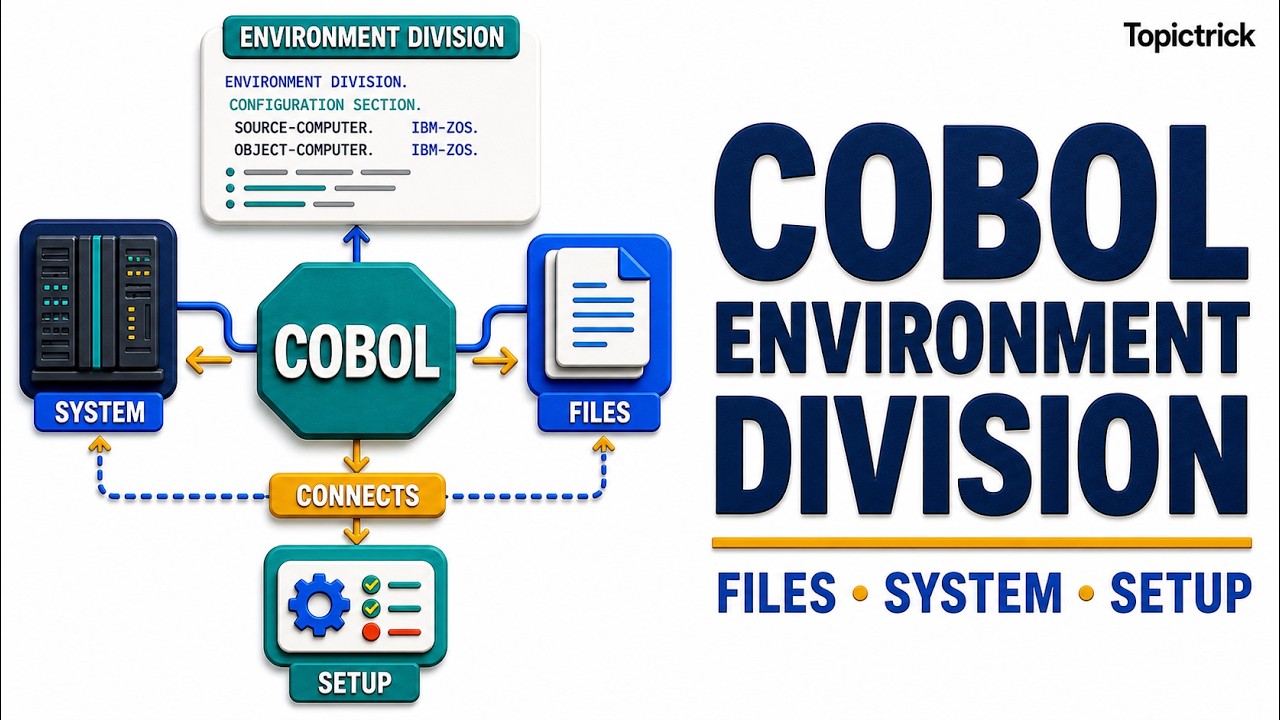 Разбор Environment Division в COBOL | Урок по COBOL