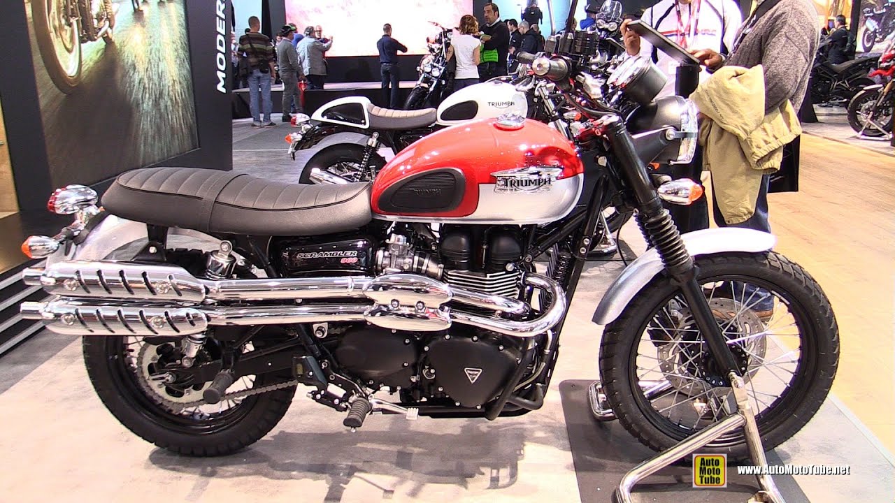 2015 Triumph Scrambler 900 - Walkaround - 2014 EICMA Milan Motorcycle Exhibition