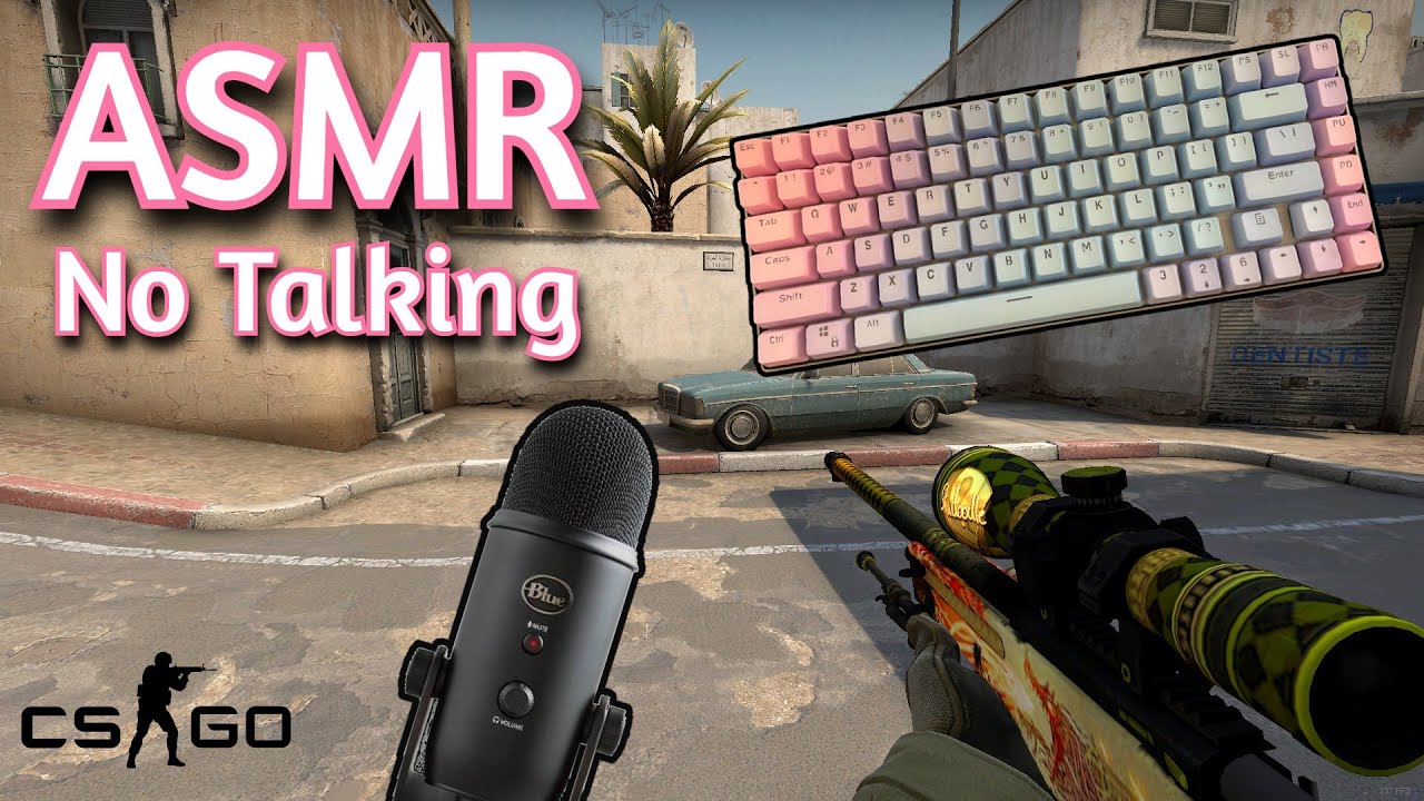 ASMR Gaming | CS:GO COMPETITIVE | No Talking + Thocky Keyboard Sounds 💤