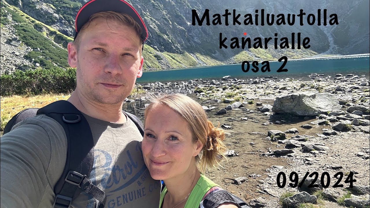 Niina ja Petro matkailuautolla Kanarialle