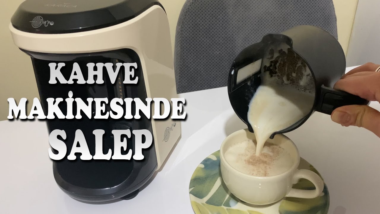 KARACA HATIR HÜPS KAHVE MAKİNESİNDE SALEP DENEDİK - SALEP NASIL YAPILIR?