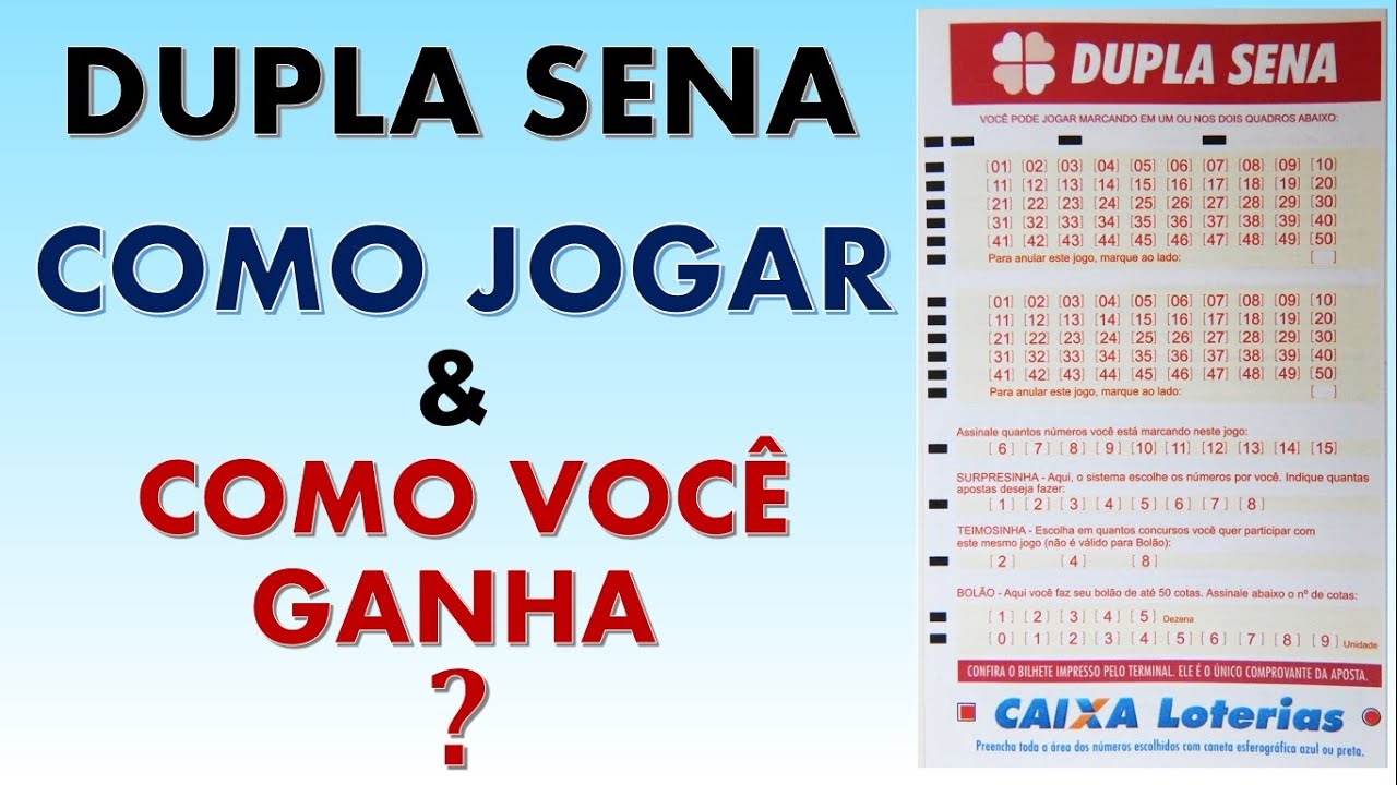 Como Jogar na Dupla Sena