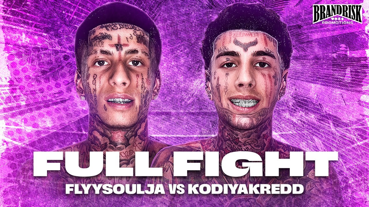 Flyysoulja VS KodiyakRedd Полный бой - BRAND RISK #007