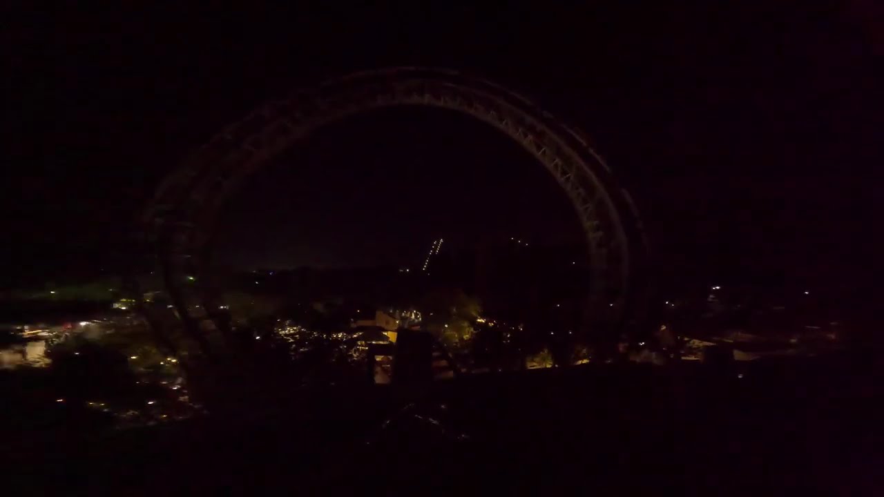 Revolution On-Ride Hyperview Hypersmooth 5.0 Front Row Night POV at Six Flags Magic Mountain CA 2025