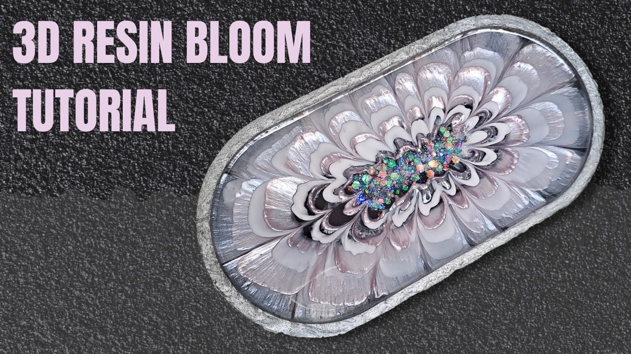 Silvery Snow 3D RESIN BLOOM Tutorial