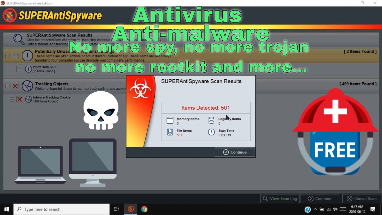 SUPERAntiSpyware Latest | 100% working & always updated | Anti-malware | PC/LAPTOP Protection