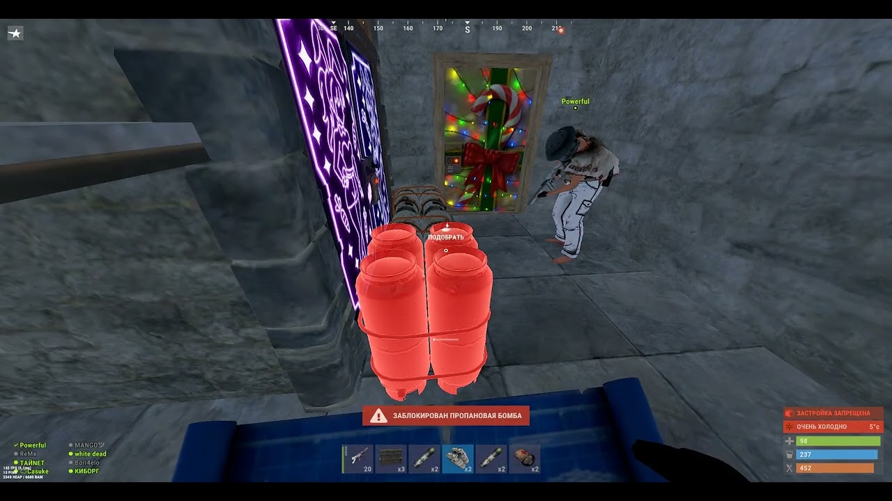 Нас зарейдили в  10 типов в Rust