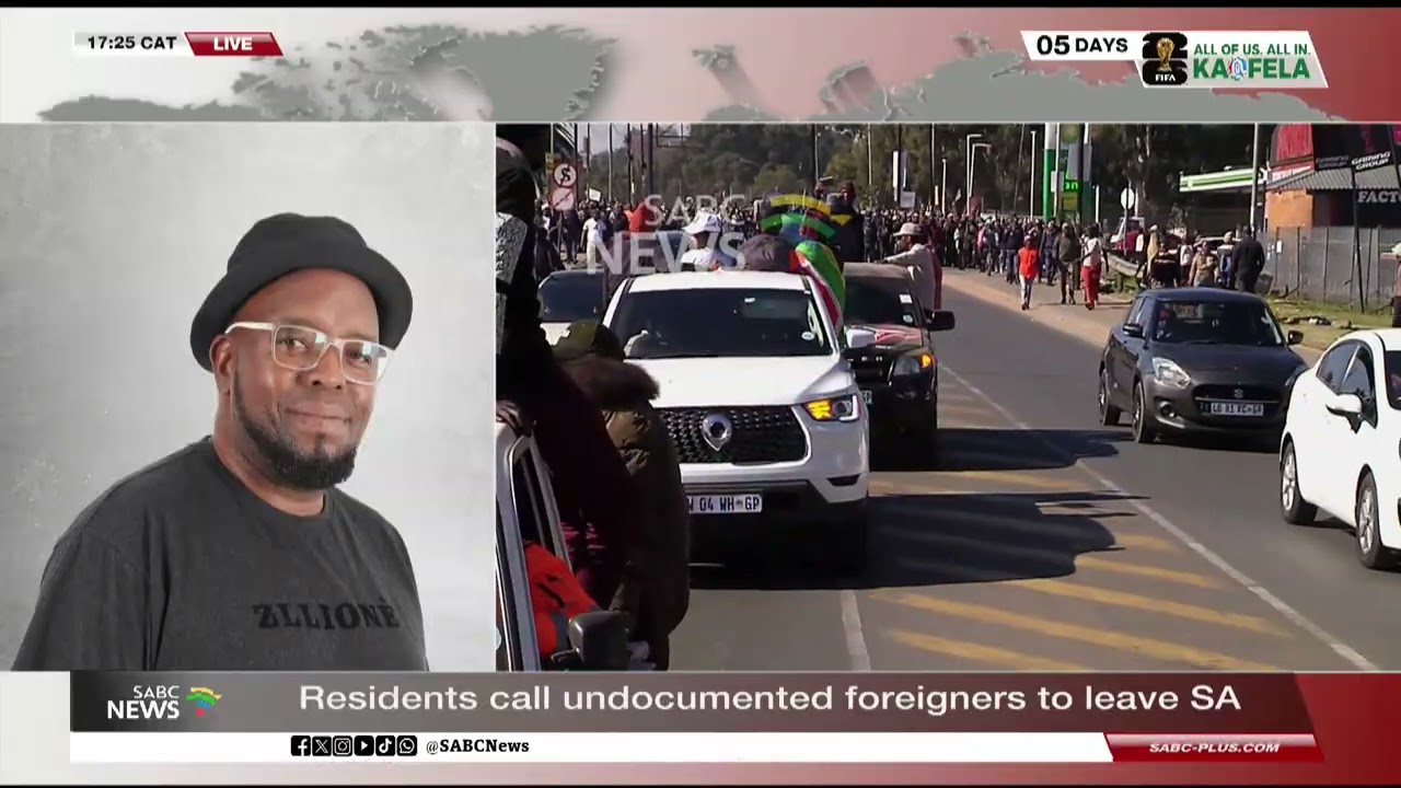 Ekurhuleni residents call undocumented foreign nationals to leave SA