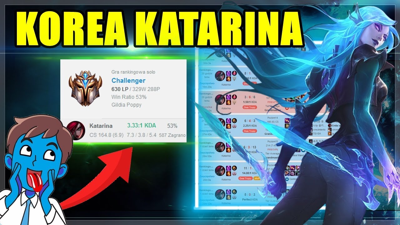 CHALLENGER KOREA KATARINA OTP! OGLĄDAMY JAK CARRUJE!