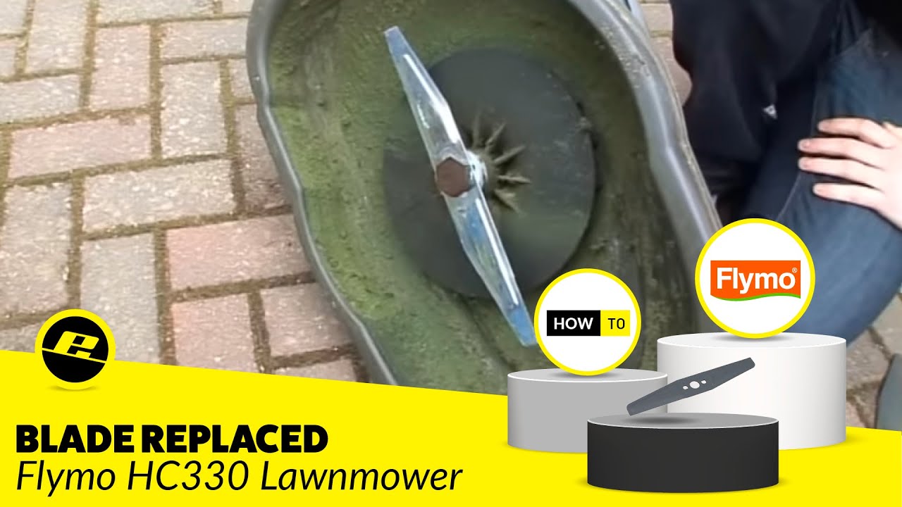 Flymo Hover Compact 330 Blade Replacement (HC330 Mower Blade Change)