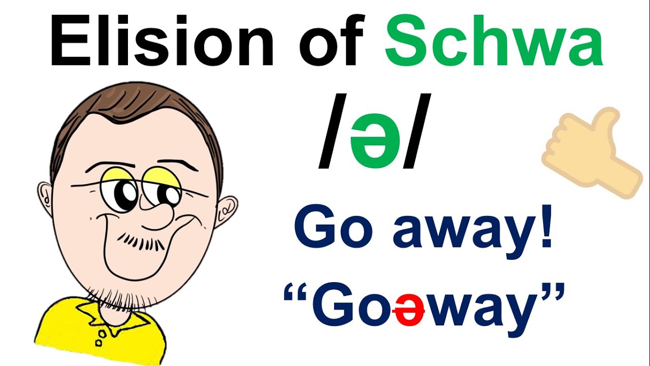 Elision of schwa / ə / - связная речь