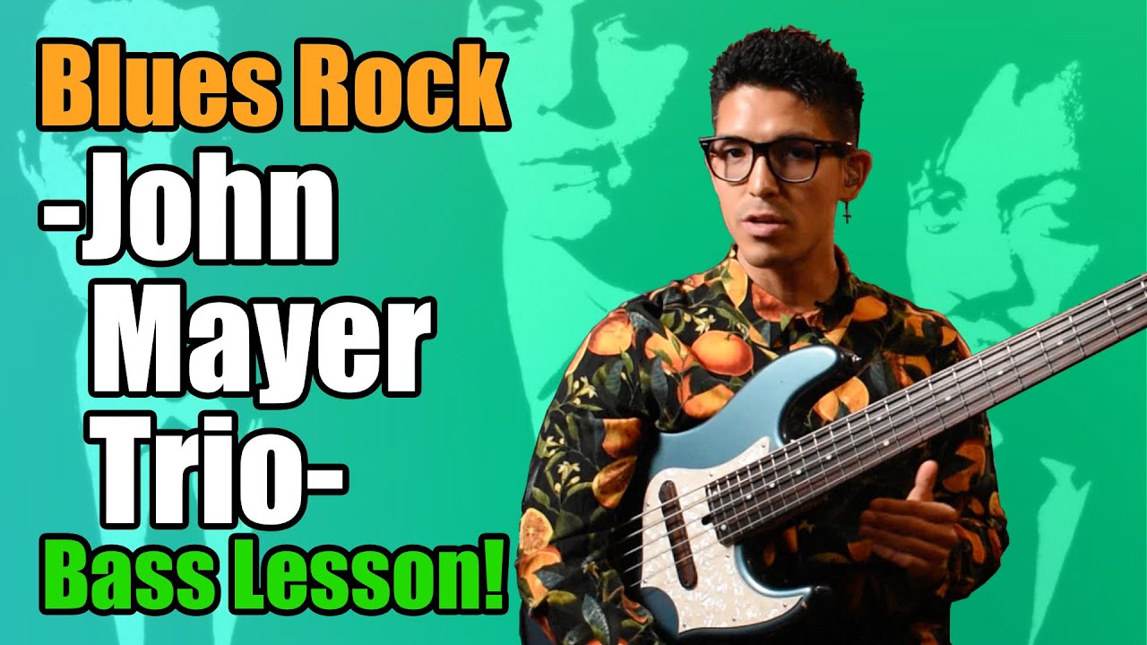 [Blues Rock ]~Bass Lesson~ [John Mayer Trio - Who Do You Think I was] - Arranged in 1 Minute.