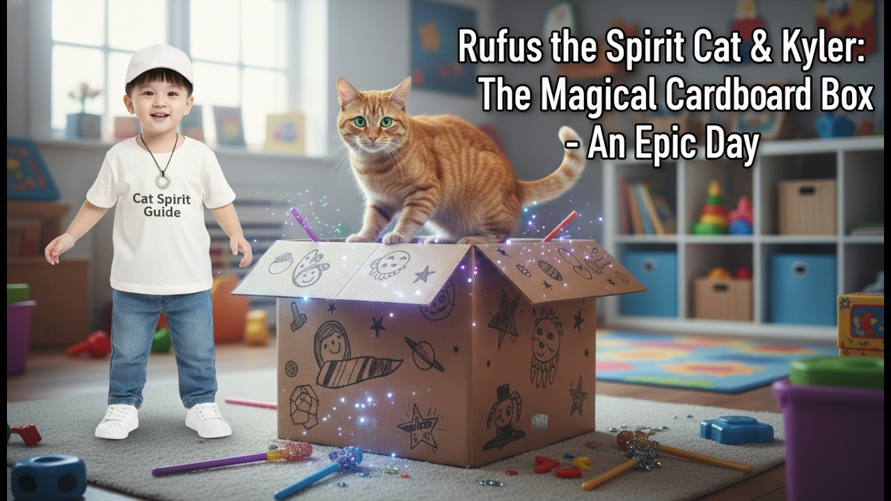 Rufus the Spirit Cat & Kyler: The Magical Cardboard Box - An Epic Day