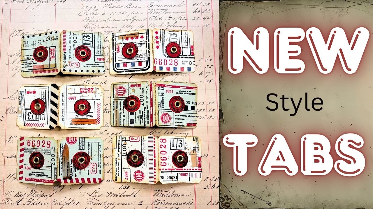 NEW STYLE TABS FOR JUNK JOURNALS – FAST, FUN, FABULOUS - MASS-MAKE MAGIC RETURNS