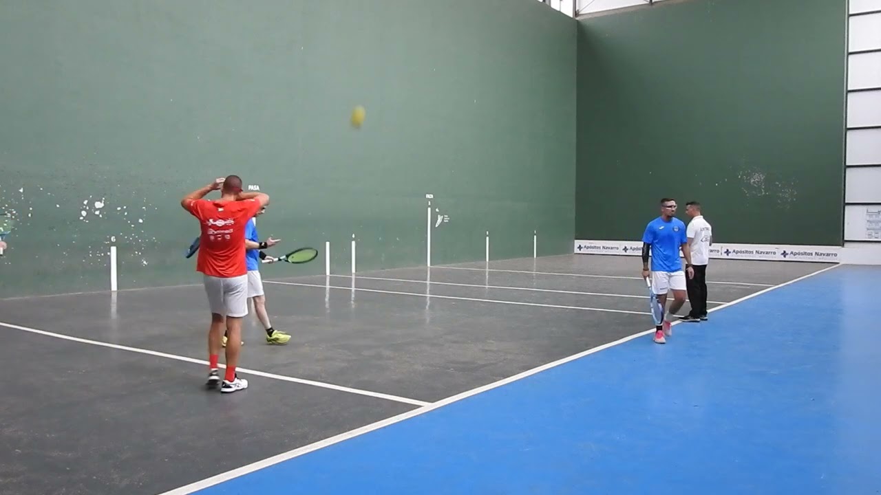Frontenis Valencia  liga Autonomica  Cheste A-AlcanteraA(21-9-24) Tonico-Cristofer  2º set(1ºparte)