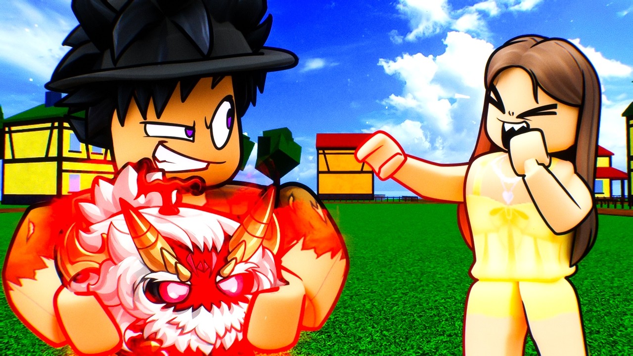 RICH E-GIRL Thought I Was POOR, So I Took Out FIEND YETI! (Roblox Blox Fruits)