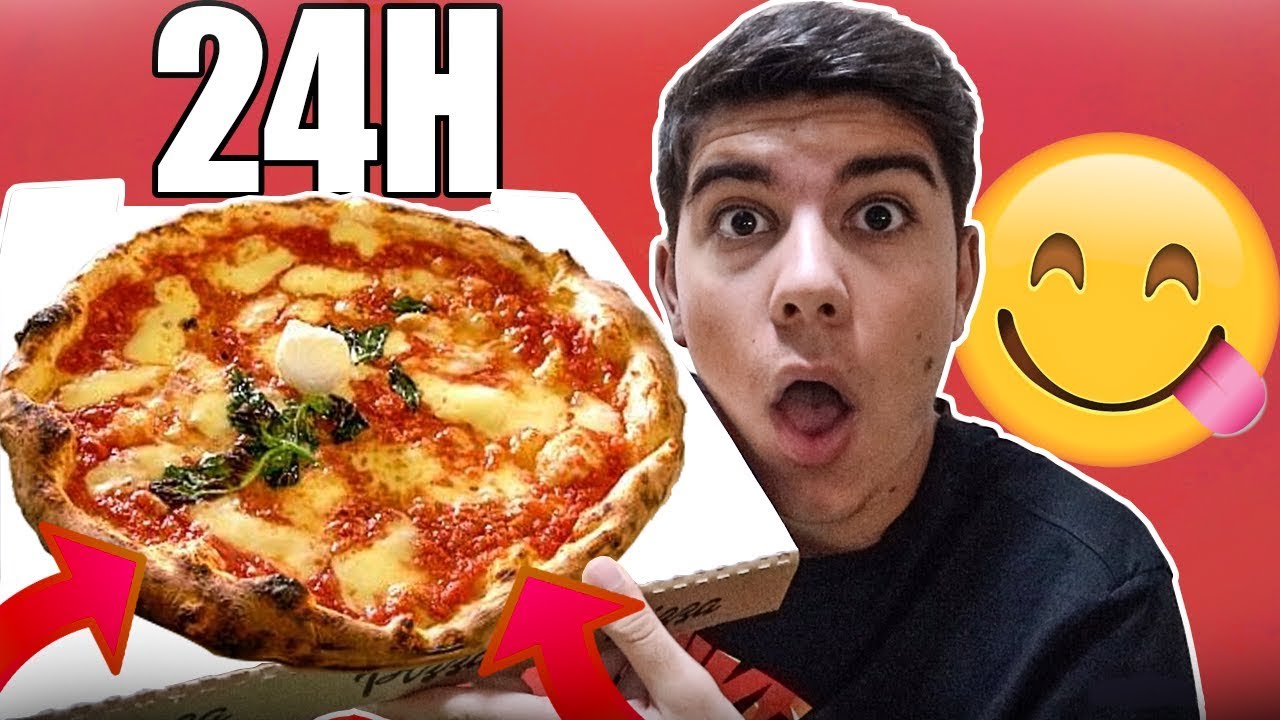 MANGIO SOLO 🍕PIZZA per 24 ORE!! *gustoso*